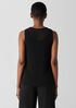Organic Cotton Cord Sheen Round Neck Tank
