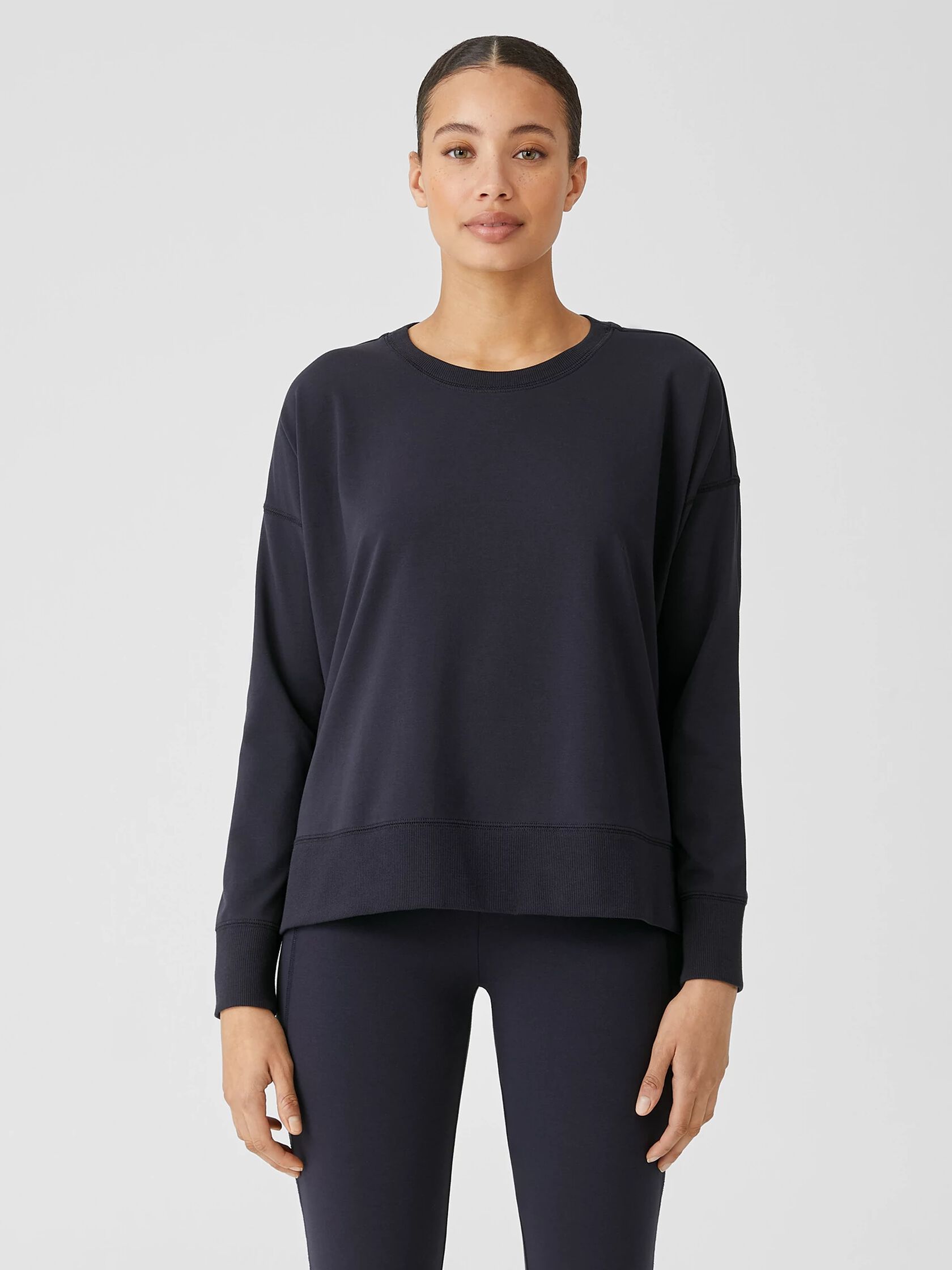 Pima Cotton Stretch Jersey Box-Top