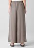 Silk Georgette Crepe Wide-Leg Pant