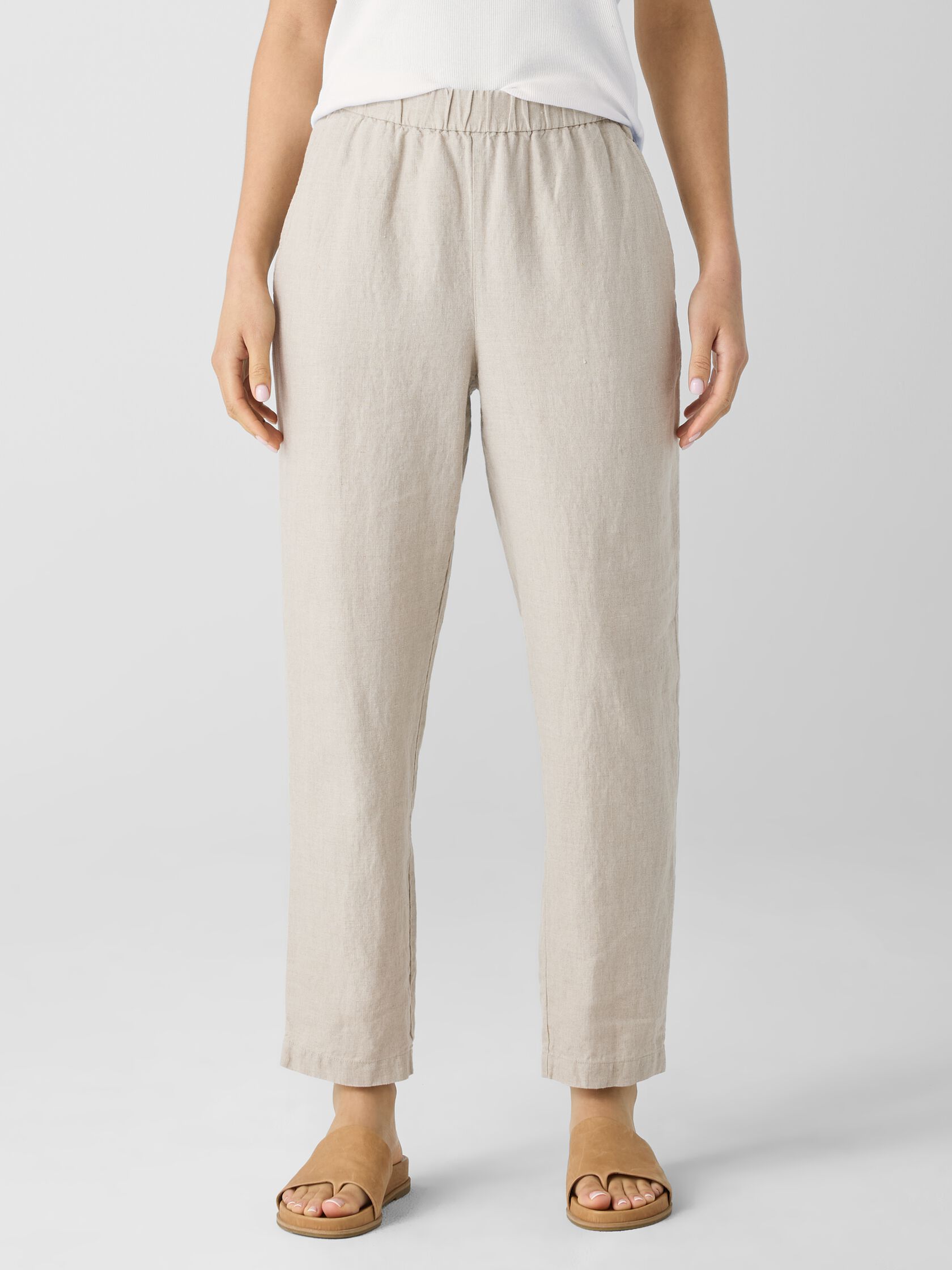 Organic Linen&nbsp;Tapered Pant