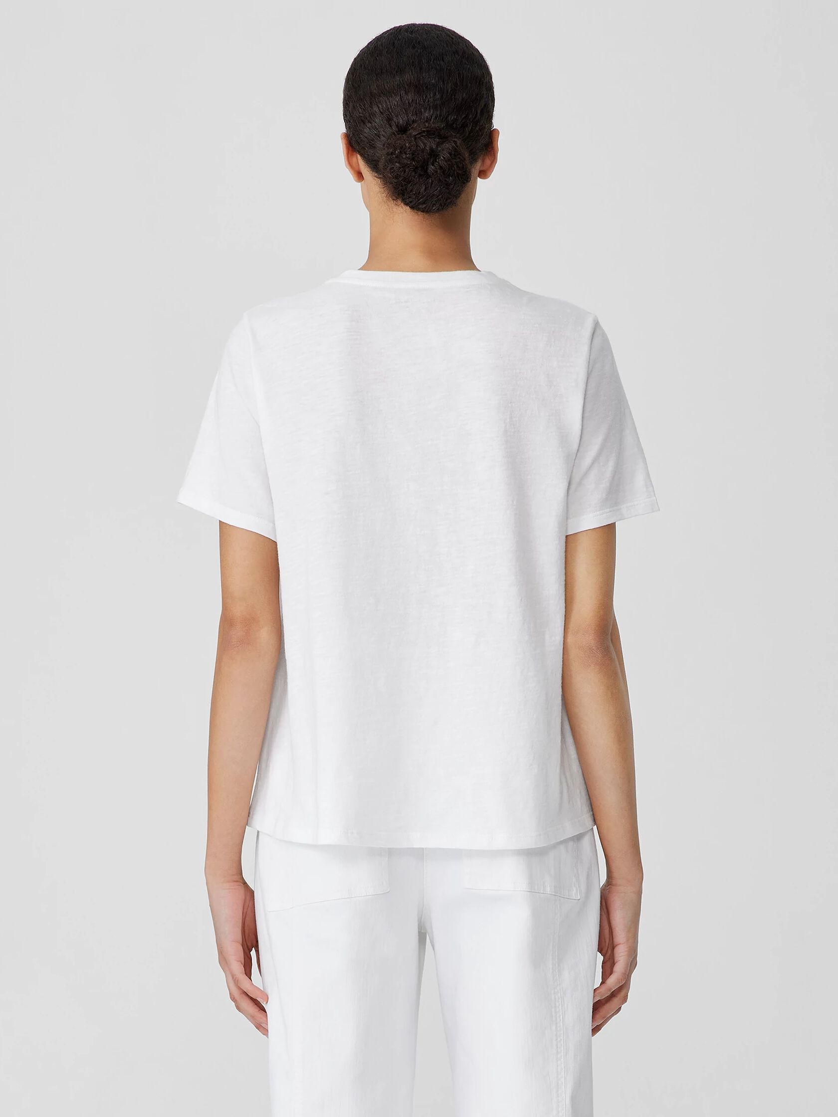 Organic Cotton Slubby Jersey Tee