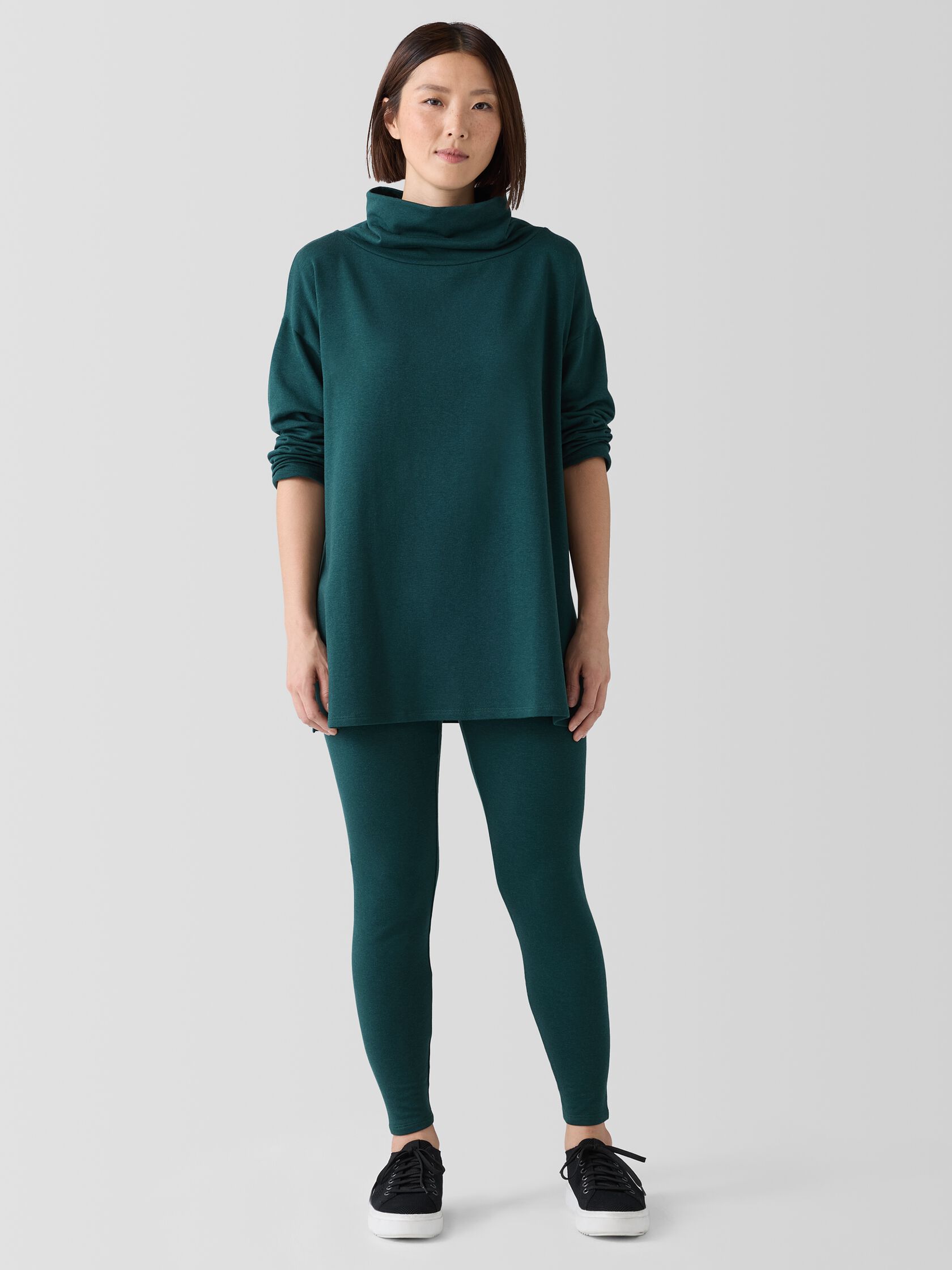 Cozy Brushed Terry Hug High-Waisted Leggings