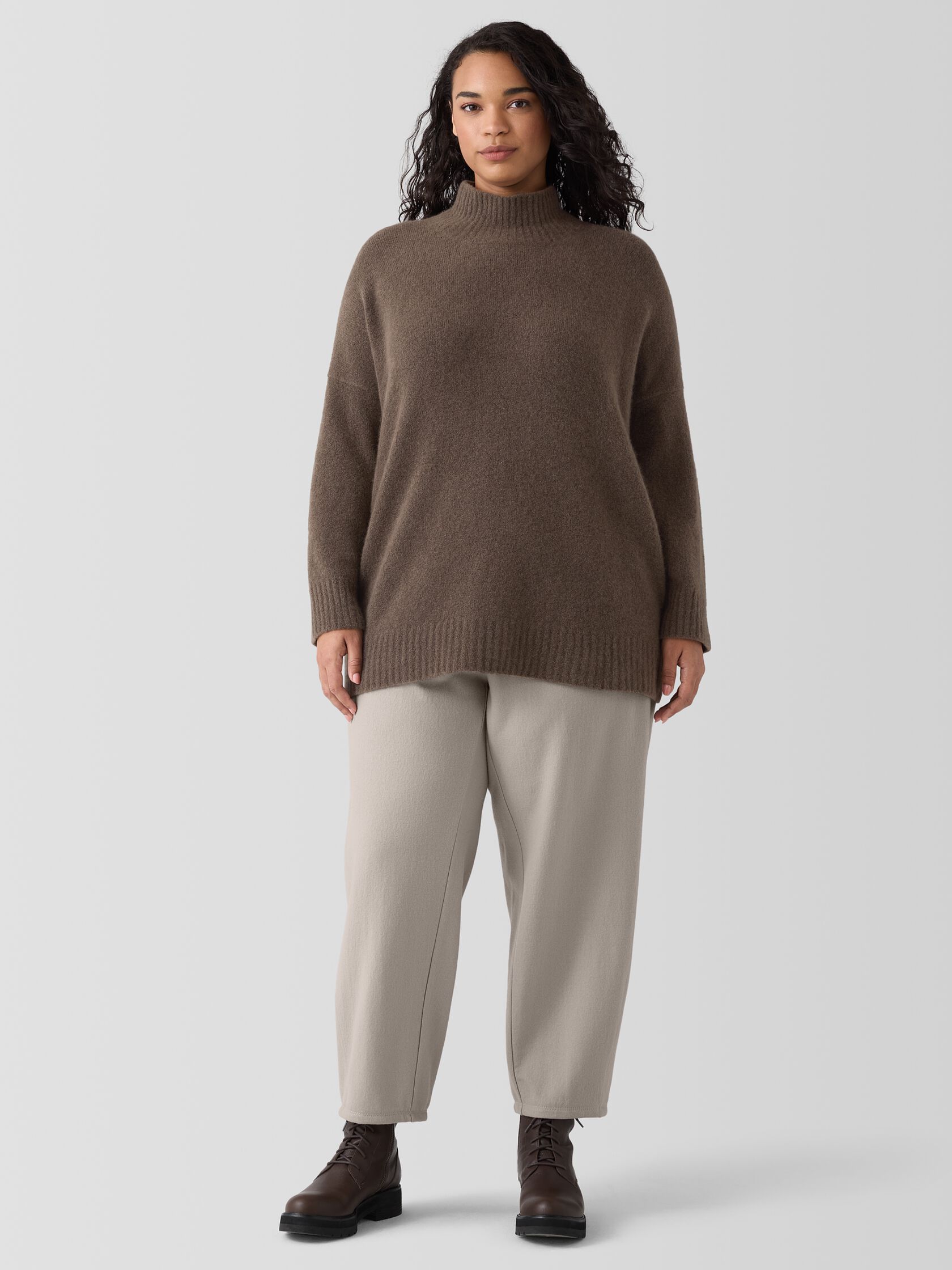 Cashmere Silk Bliss Turtleneck Box-Top