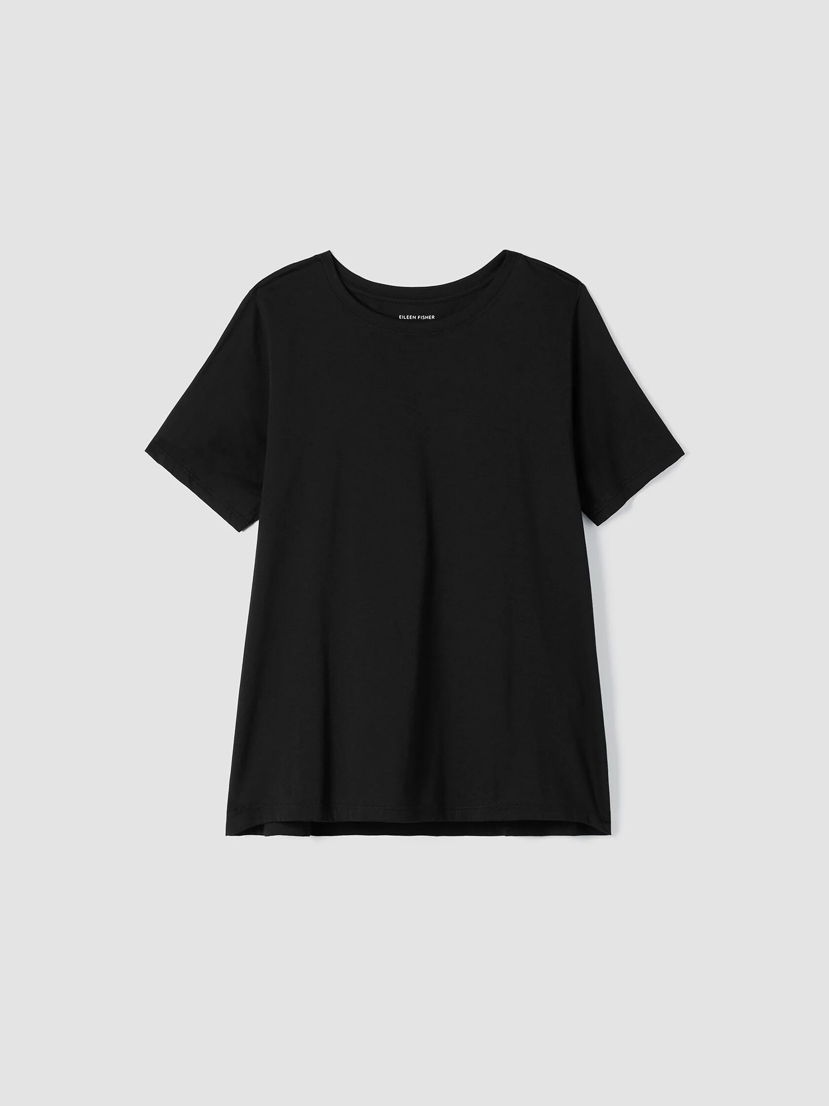 Organic Pima Cotton Jersey Round Neck Tee
