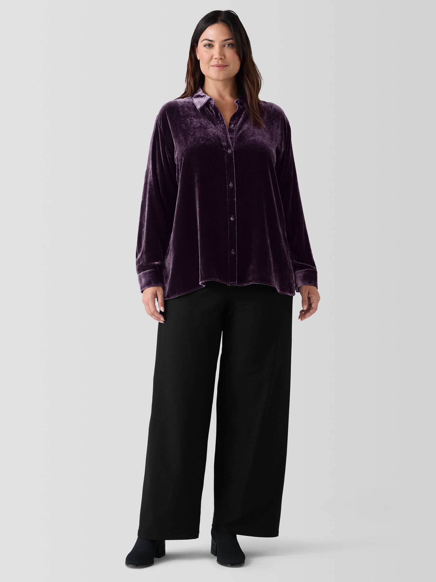 Velvet Classic Collar Shirt