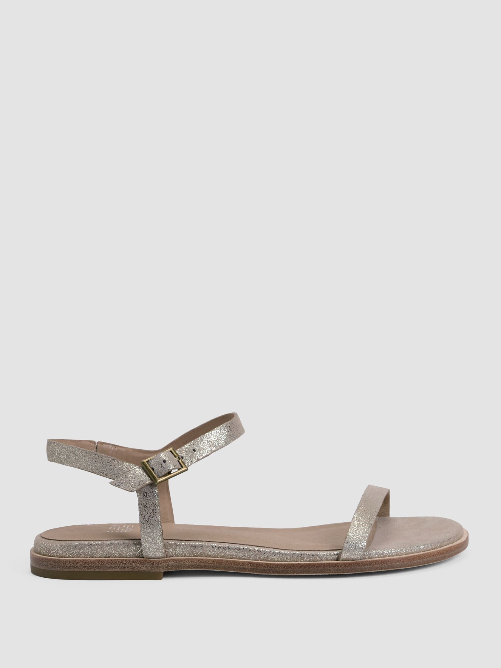 Kauia Metallic Suede Sandal