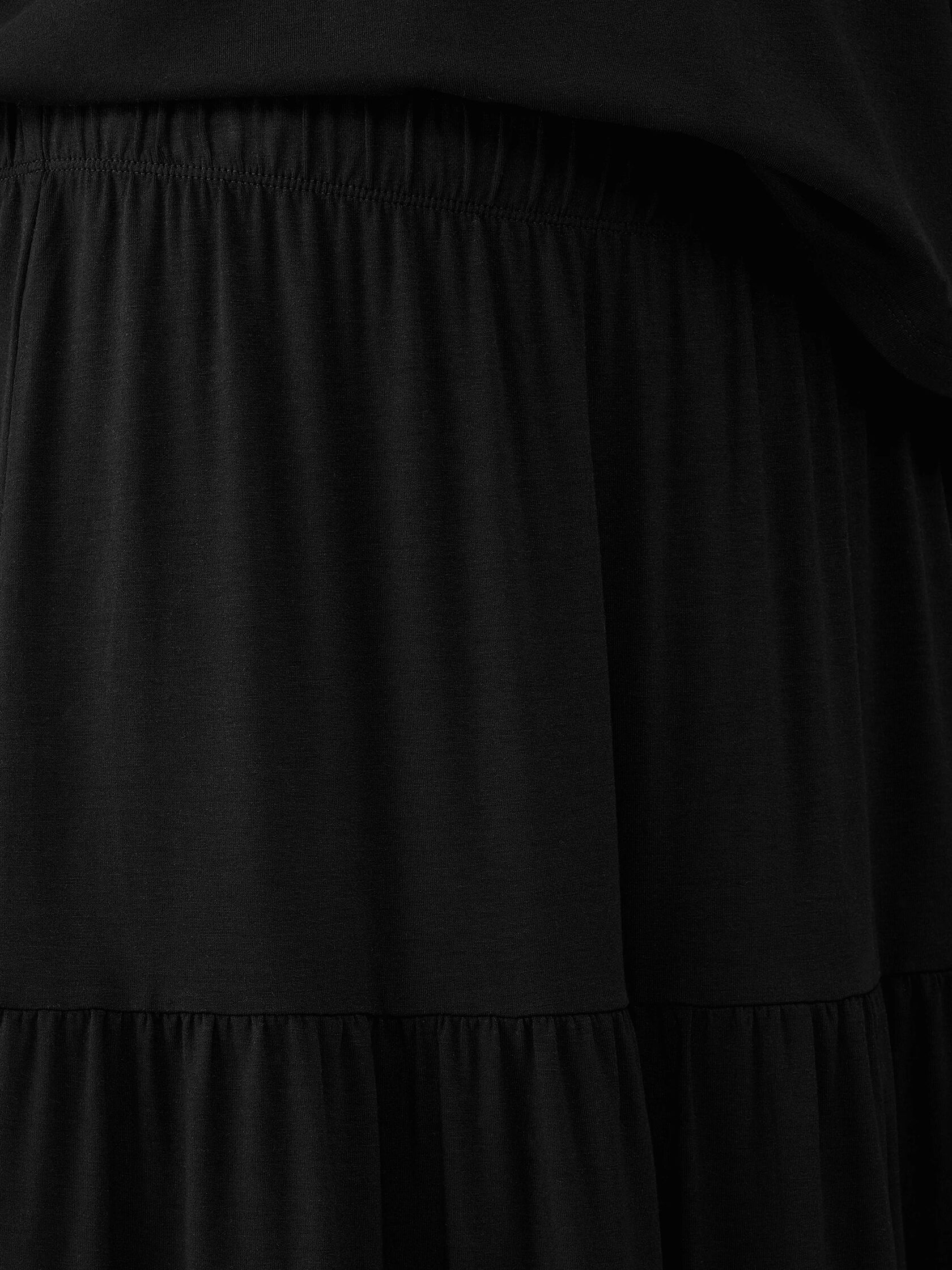 Fine Jersey Tiered Skirt