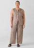 Organic Linen Long Vest