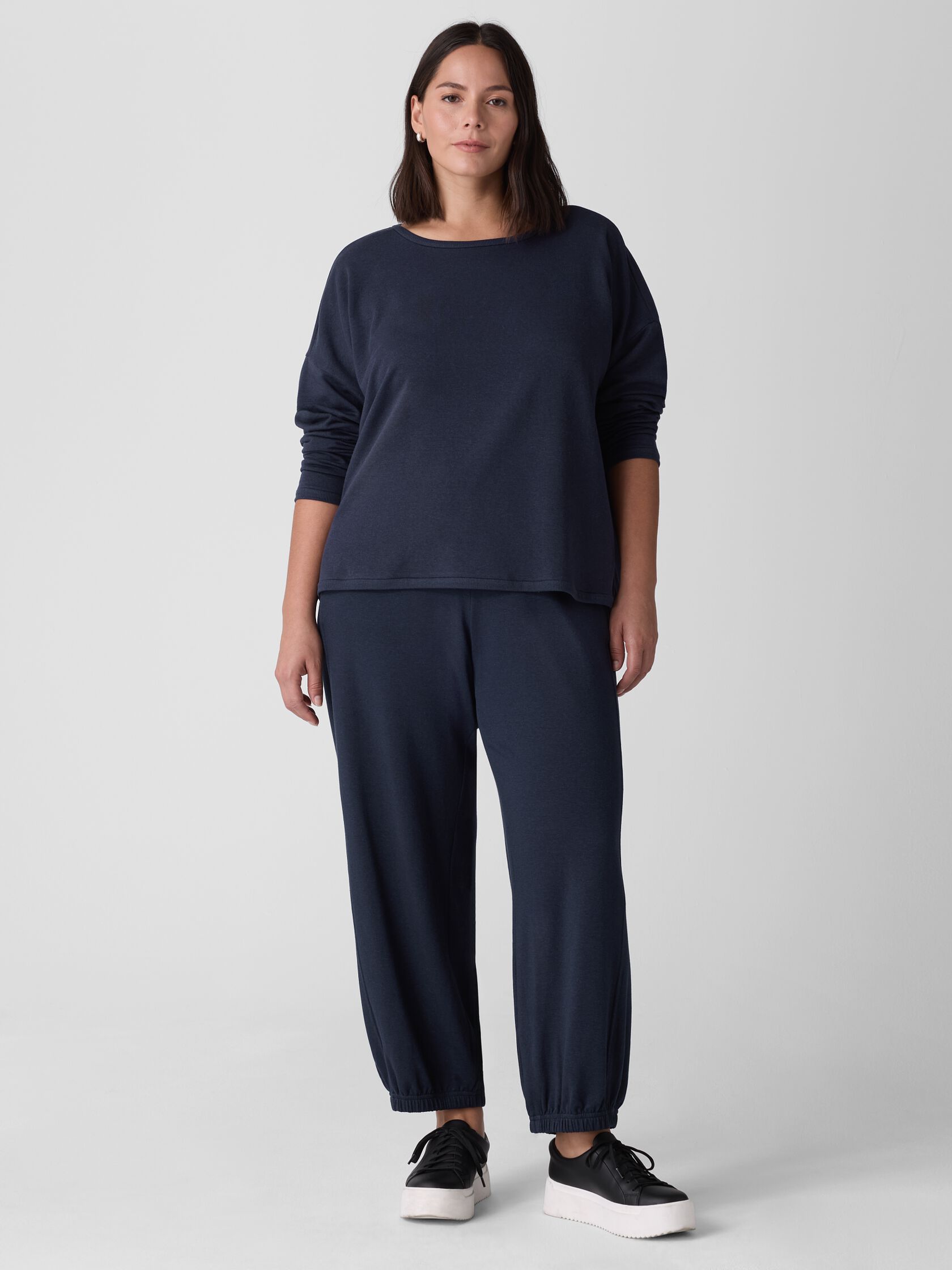 Cozy Brushed Terry Hug Lantern Jogger Pant