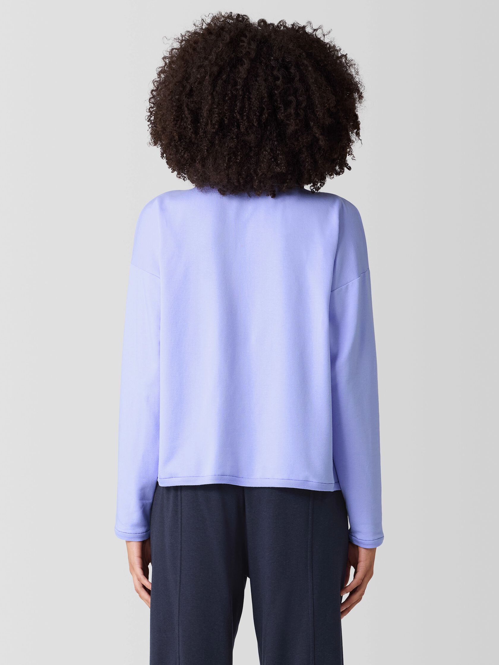 Cozy Brushed Terry Hug Box-Top