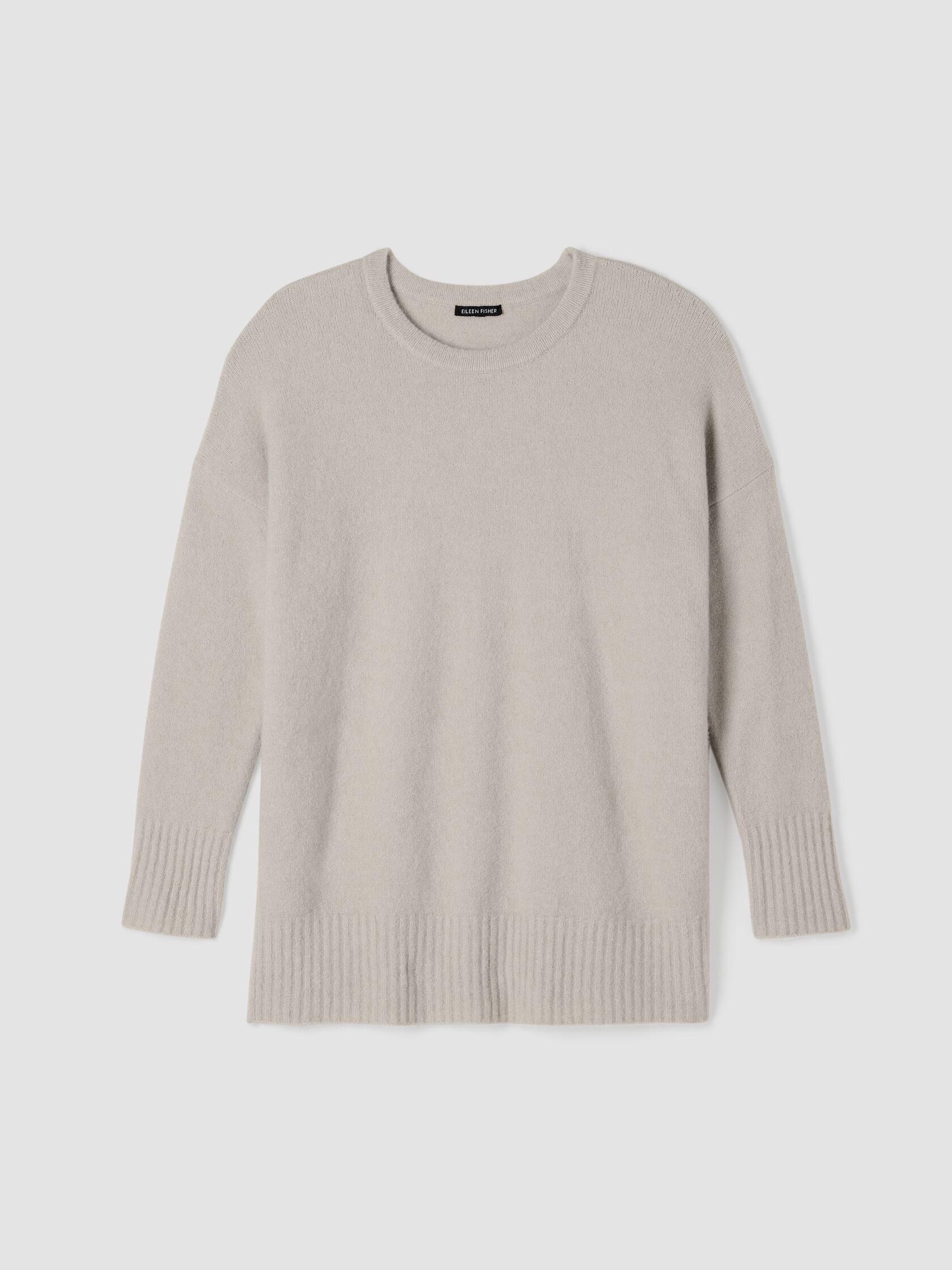 Cashmere Silk Bliss Crew Neck Long Top