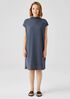 Traceable Organic Cotton Jersey Funnel Neck Dress
