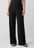 Stretch Jersey Knit Wide-Leg Pant