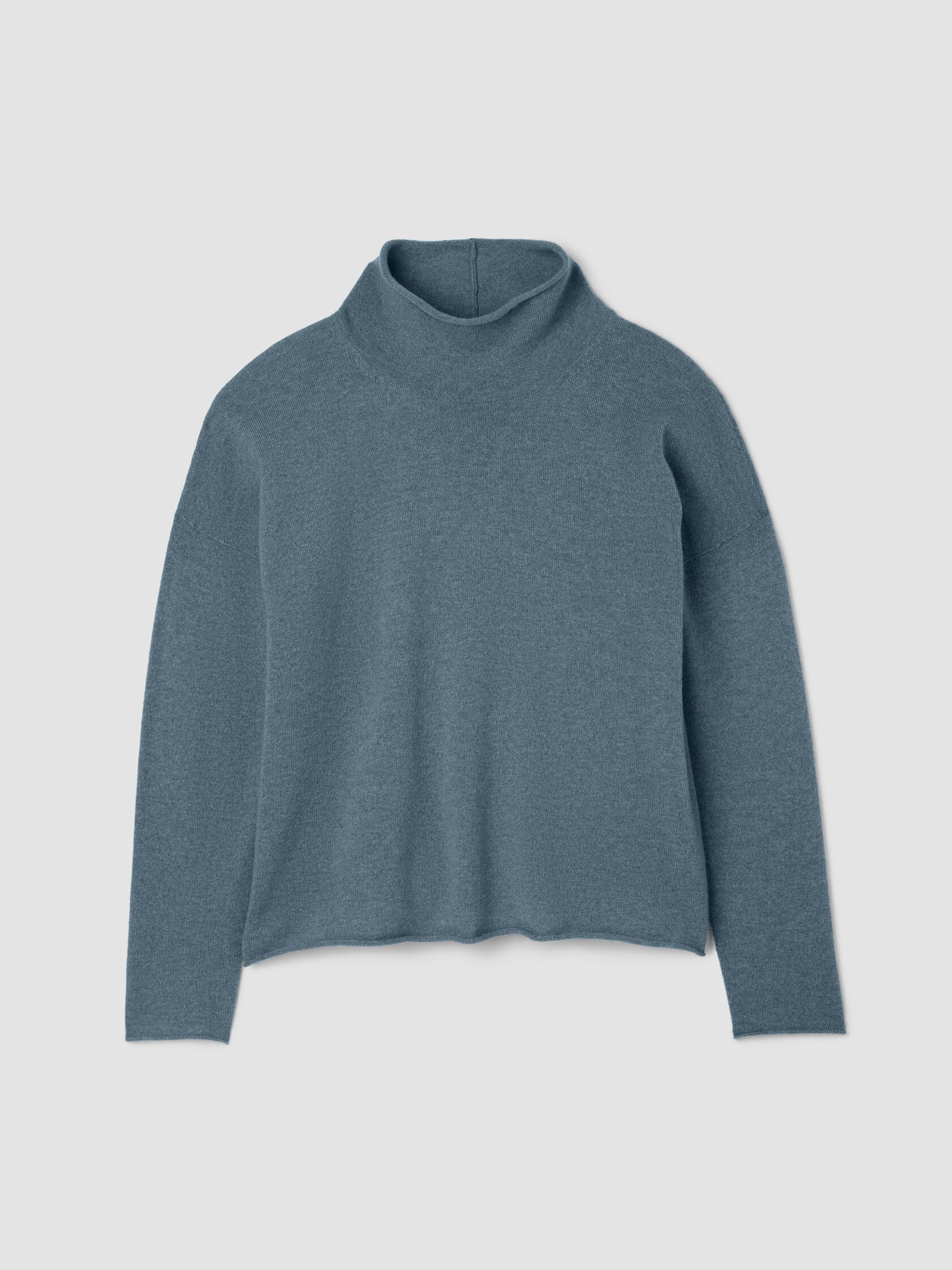 Italian Cashmere Turtleneck Top