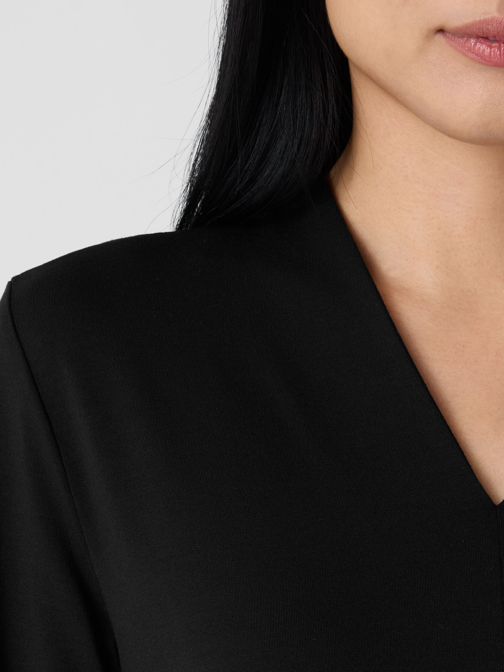 Stretch Jersey Knit Oval Dress