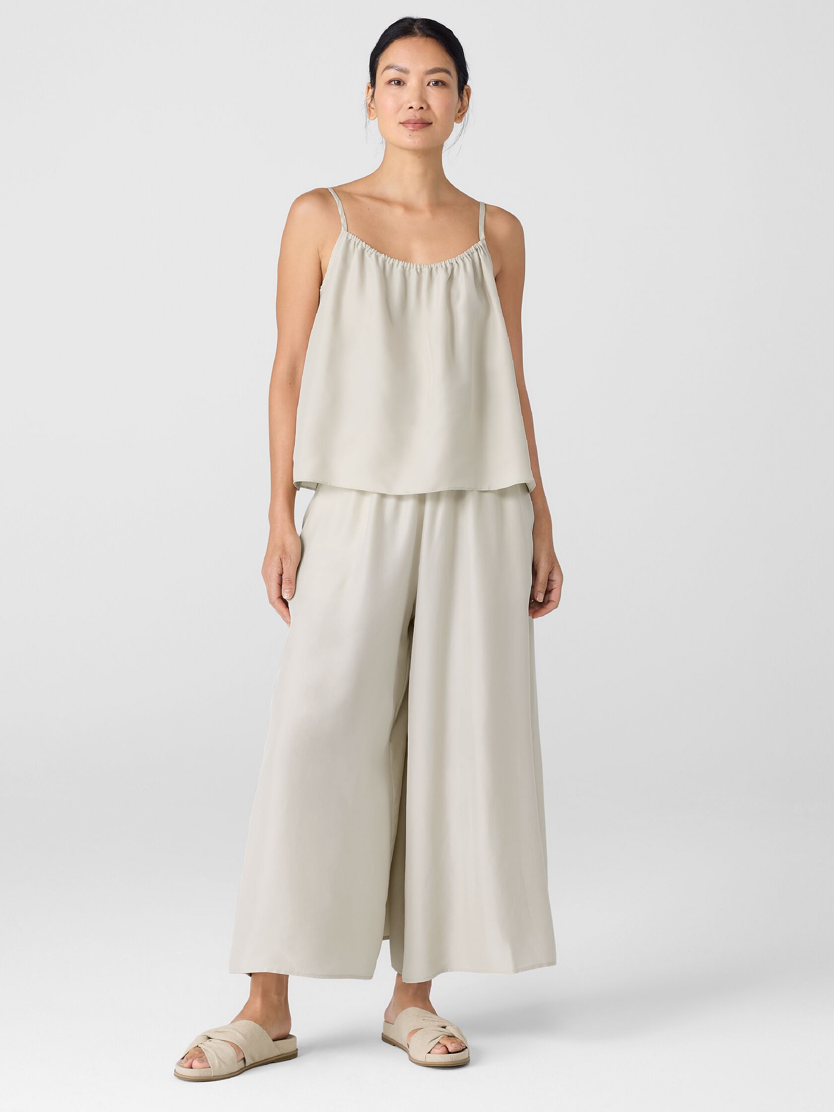Washed Silk Skirt&nbsp;Pant