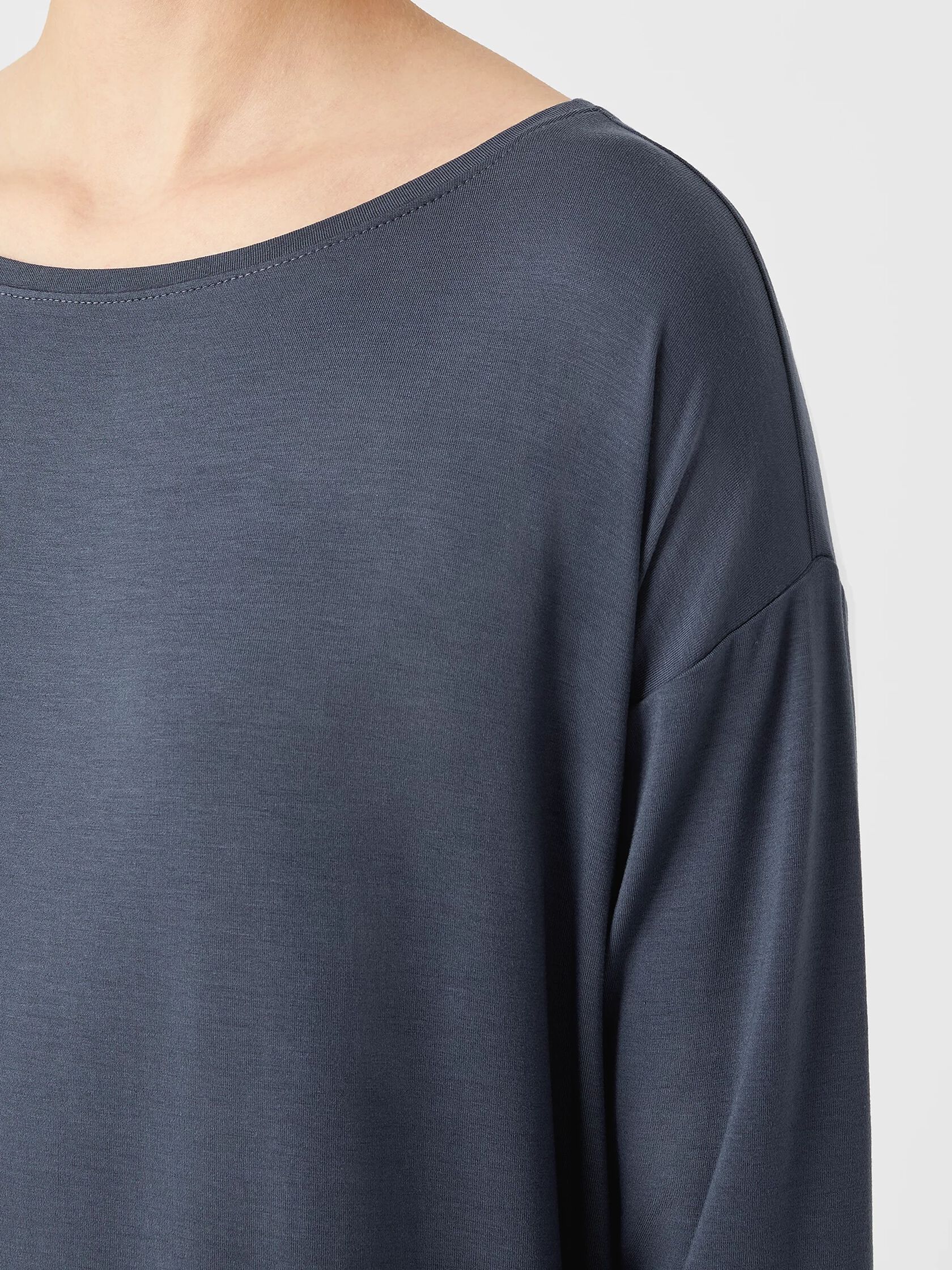 Fine Jersey Boatneck Dress