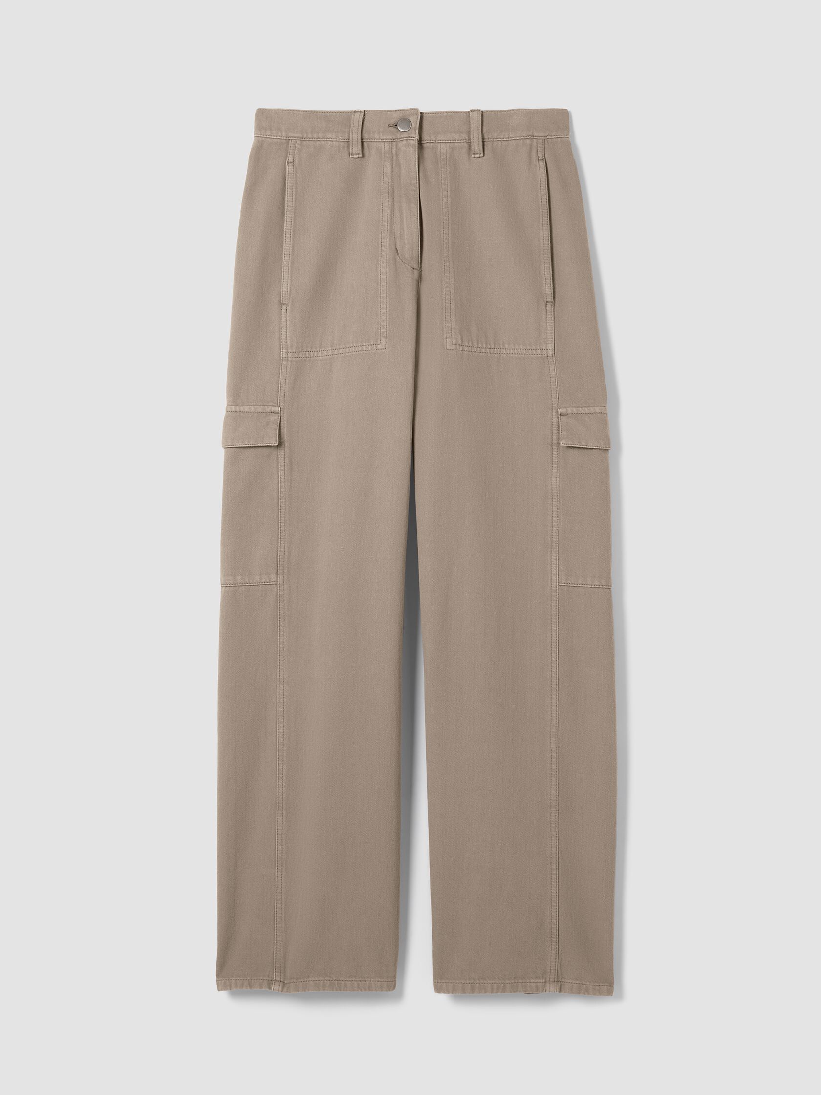Garment-Dyed Utility&nbsp;Organic&nbsp;Cotton Cargo Pant