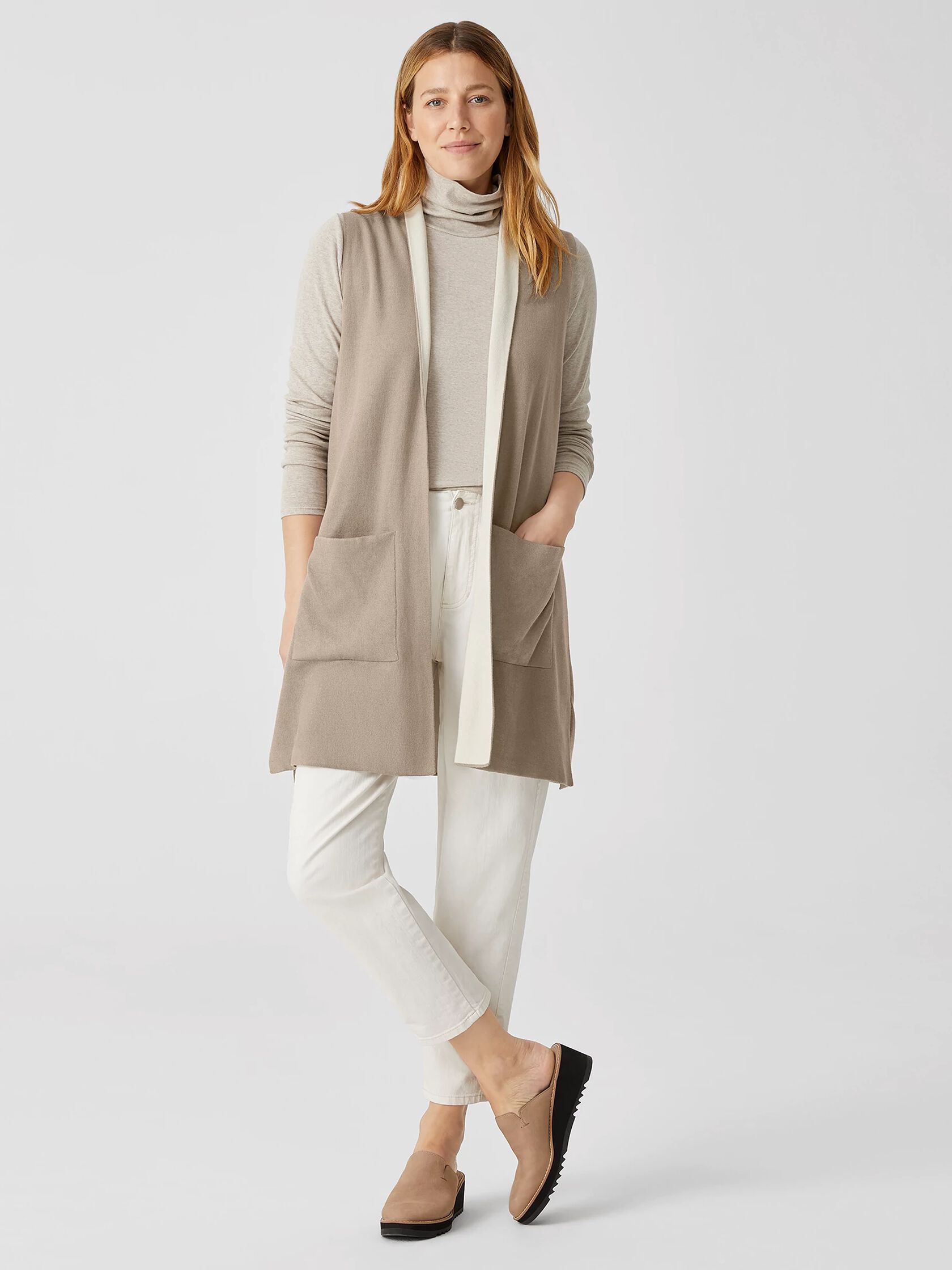 Peruvian Organic Cotton Blend Long Vest