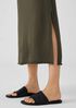 Lightweight Organic Cotton Terry A-Line Skirt