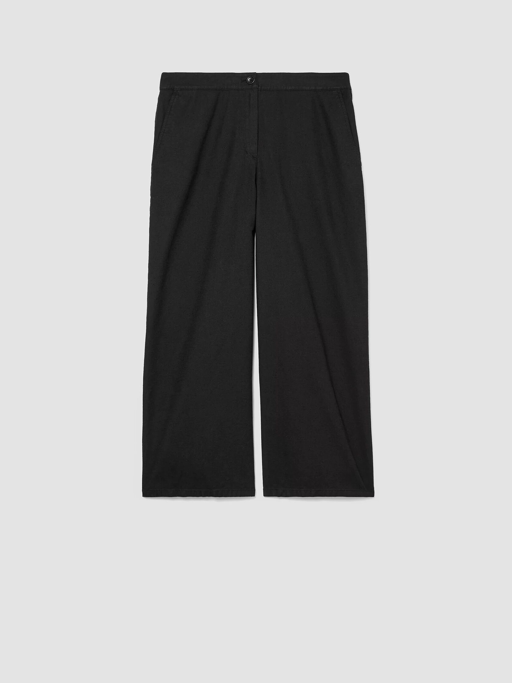 Organic Cotton Hemp Stretch Wide-Leg Pant