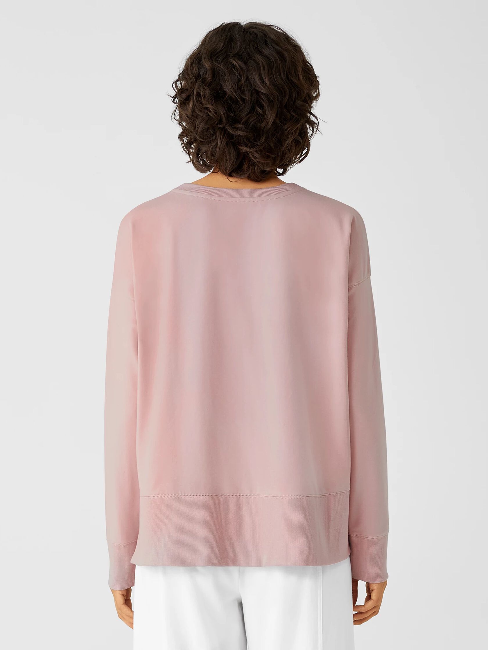 Traceable Cotton Jersey Crew Neck&nbsp;Top