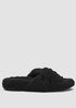 Dello Shearling Slide Sandal