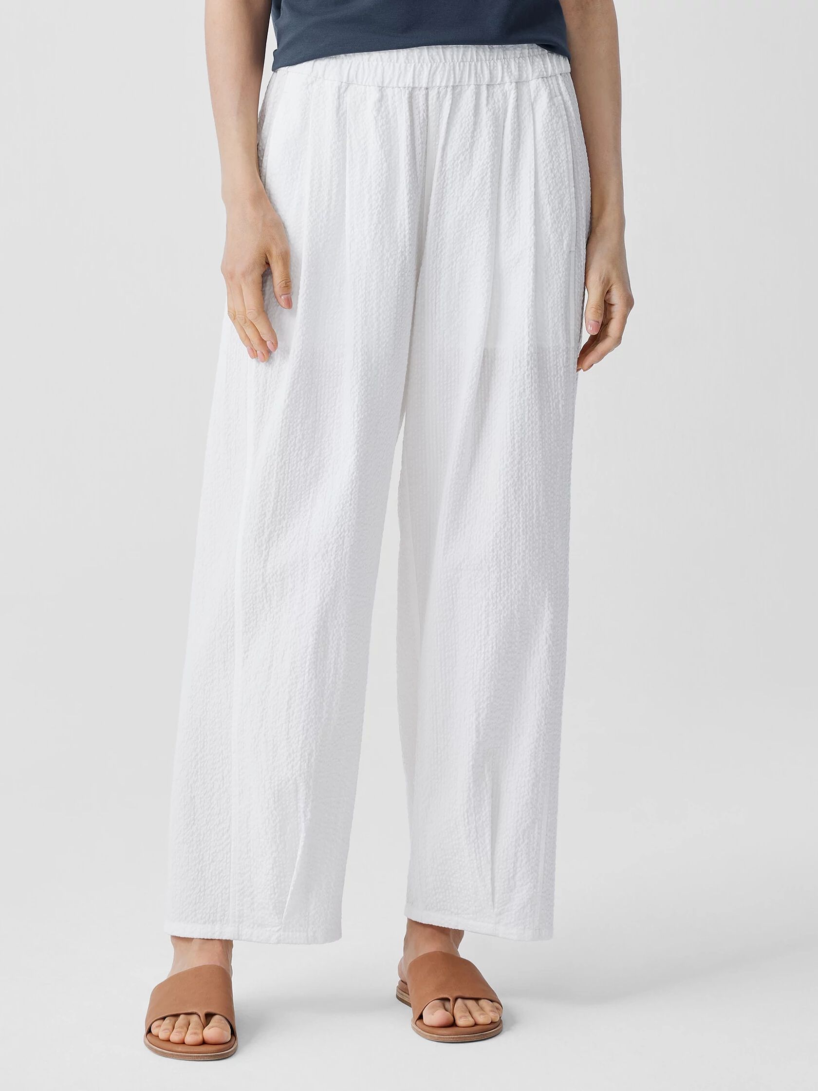Organic Cotton Ripple Lantern Pant