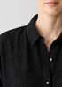 Woven Pliss&eacute; Classic Collar Shirt