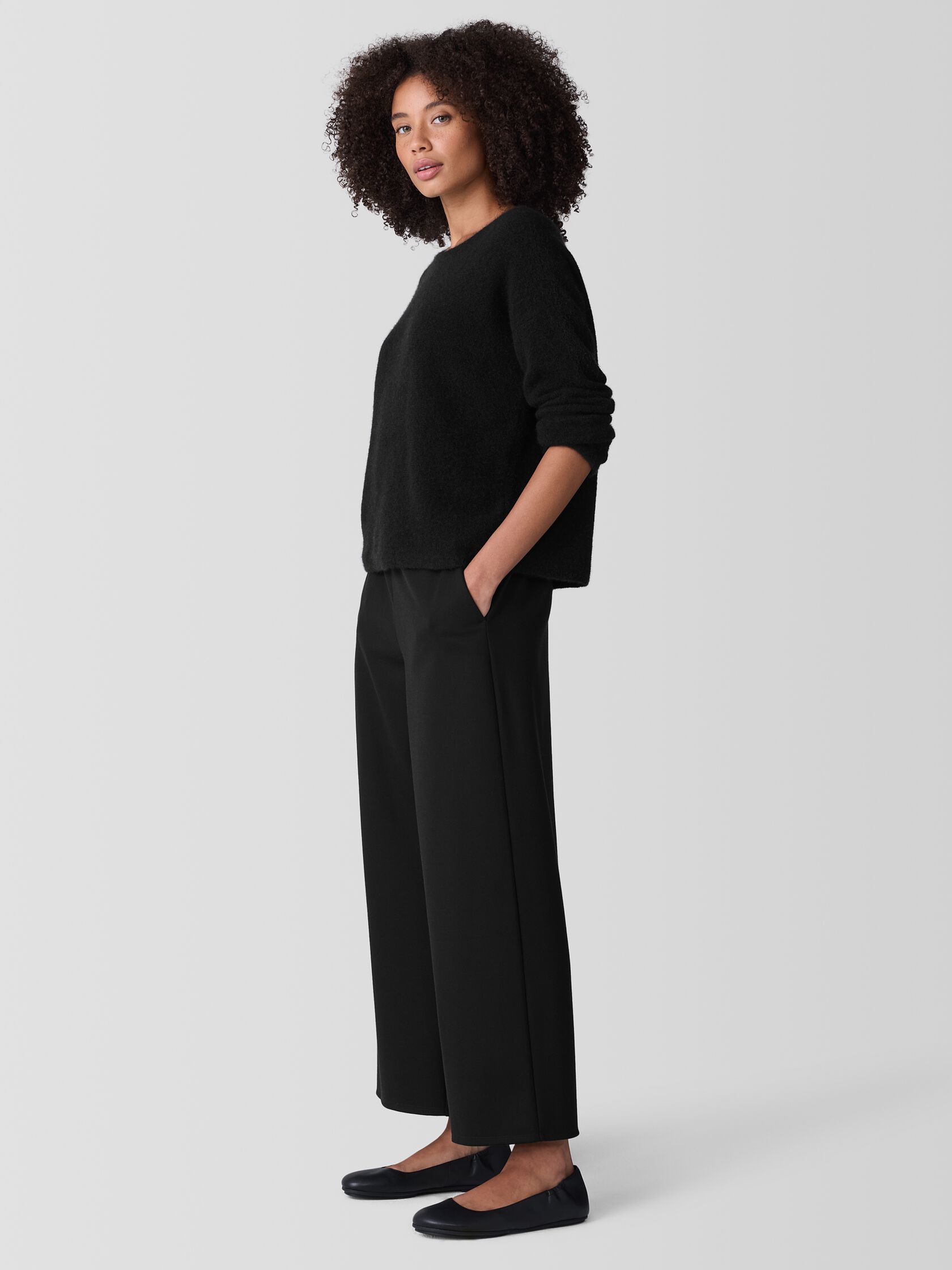 Cashmere Silk Bliss Bateau Neck Top