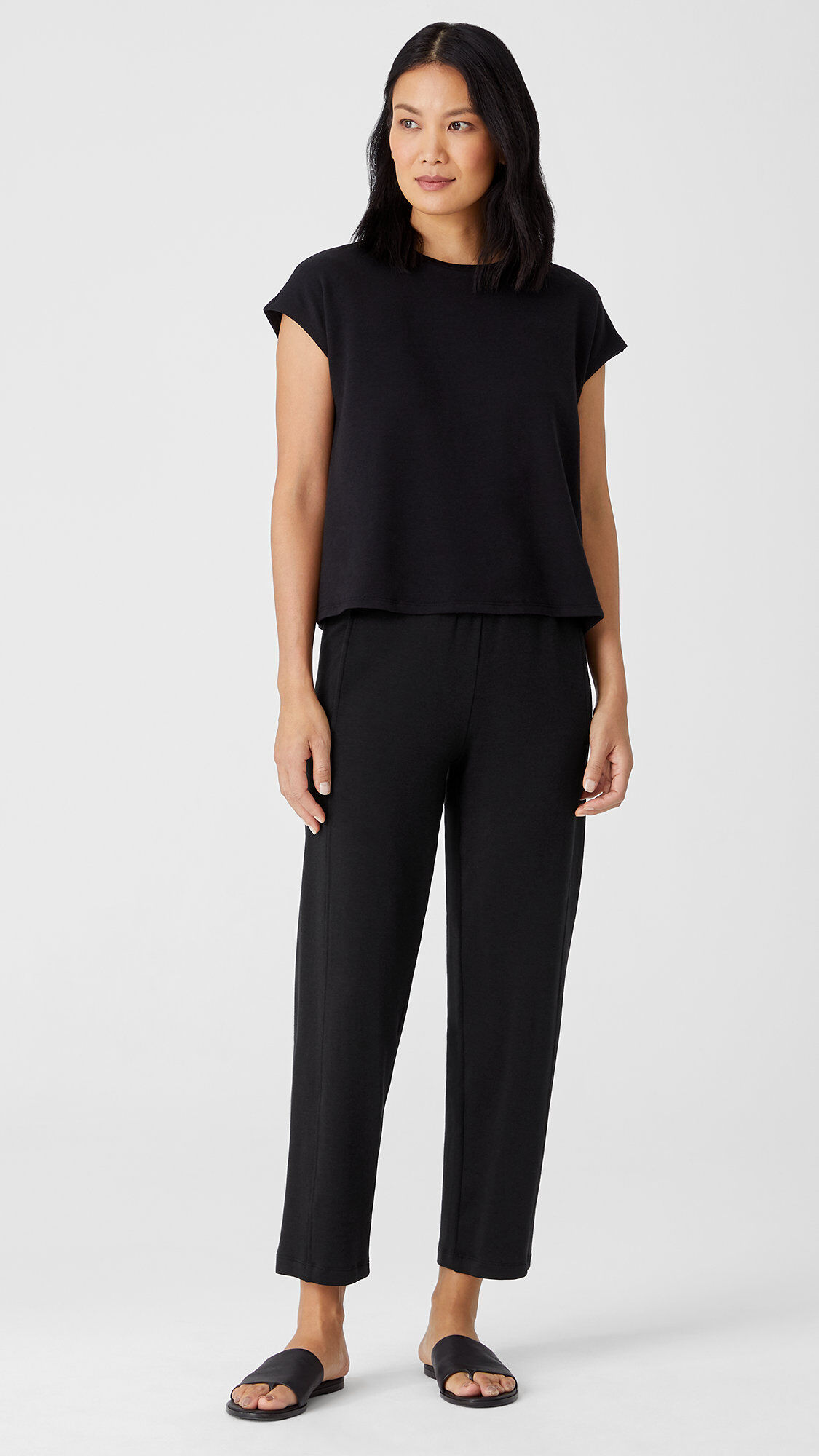 Cozy Brushed Terry Hug Lantern Pant