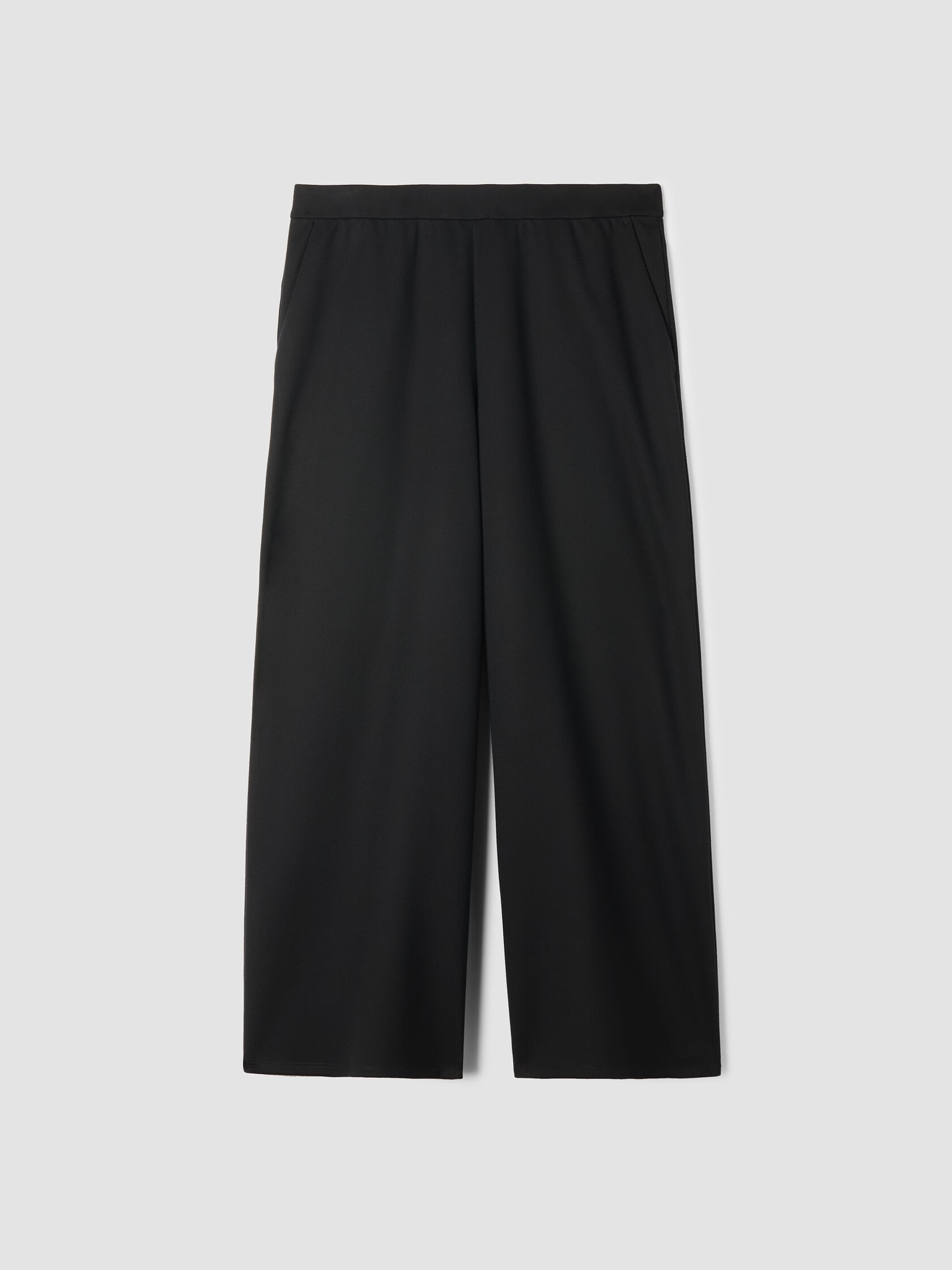 Lightweight Ponte Wide-Leg Pant