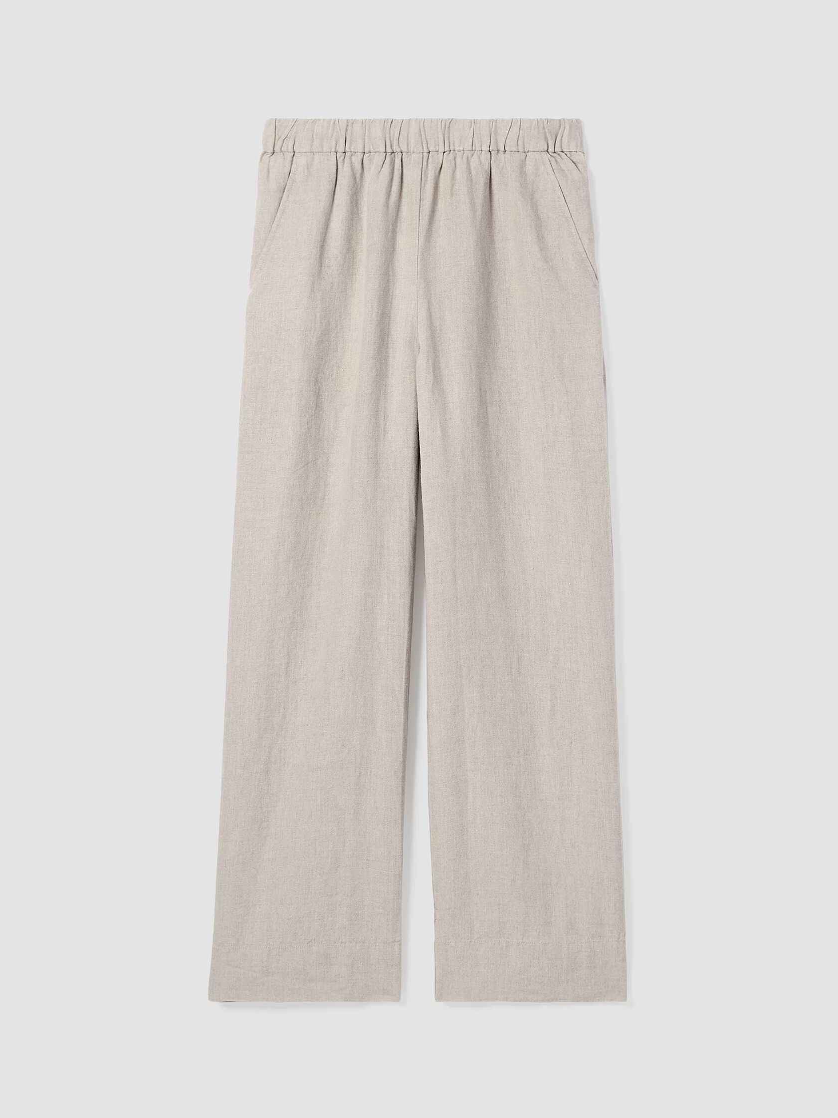 Organic Linen Wide-Leg Pant