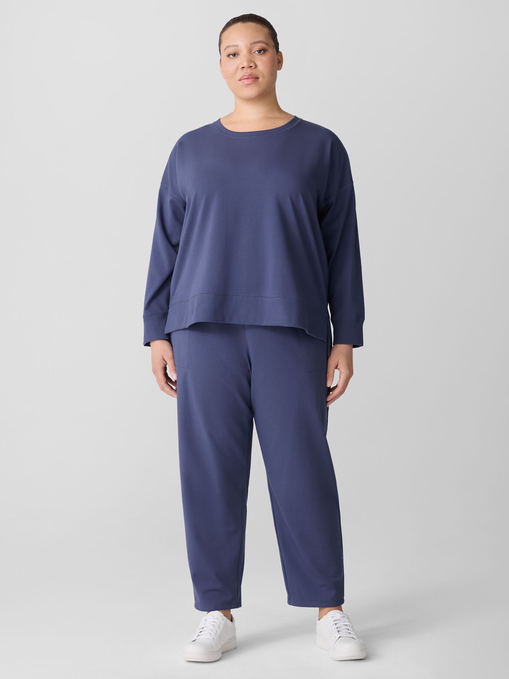 Pima Cotton Stretch Jersey Box-Top