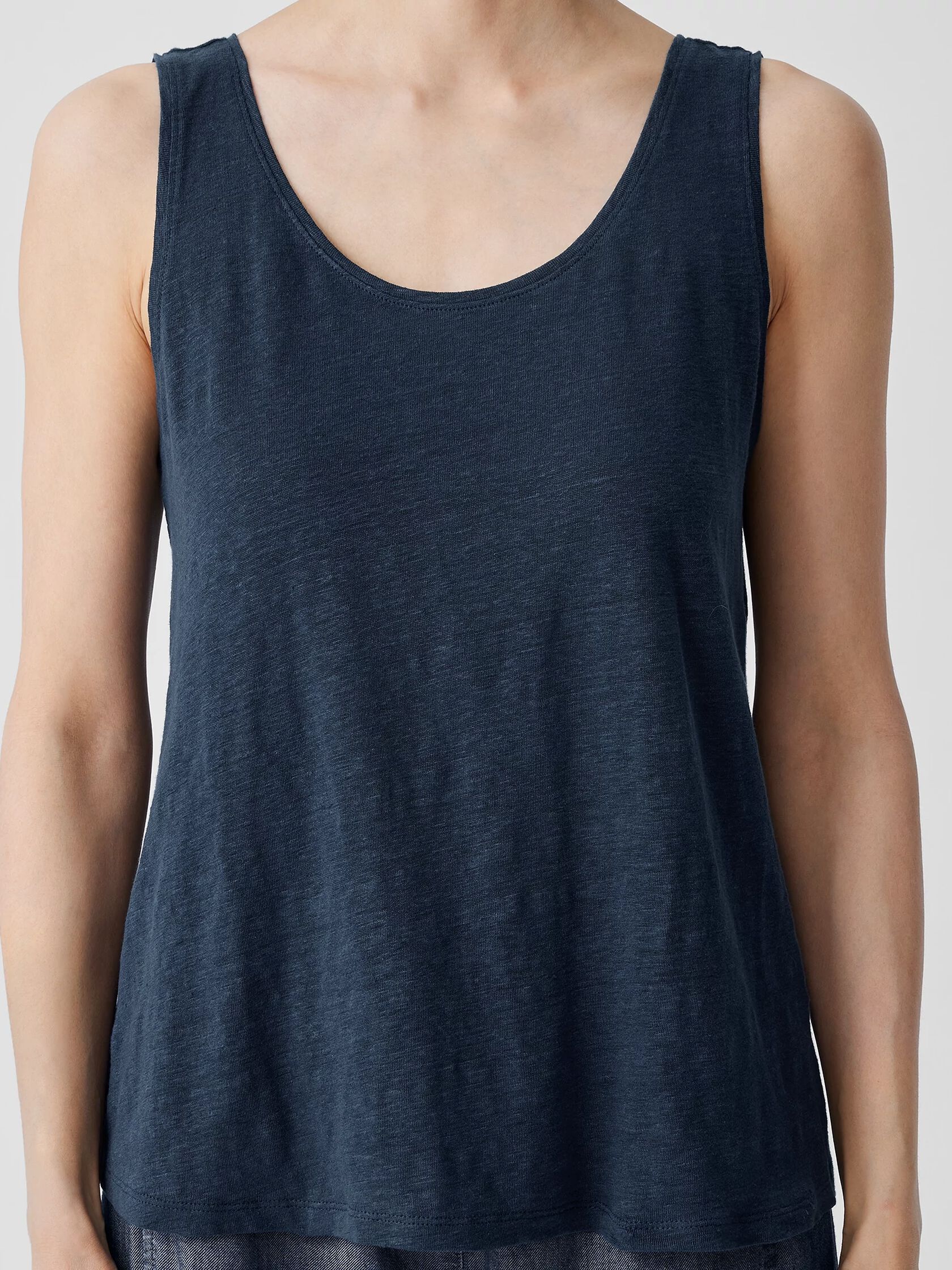 Organic Linen Jersey Tank