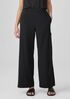 Pima Cotton Stretch Jersey Wide-Leg Pant With Pockets