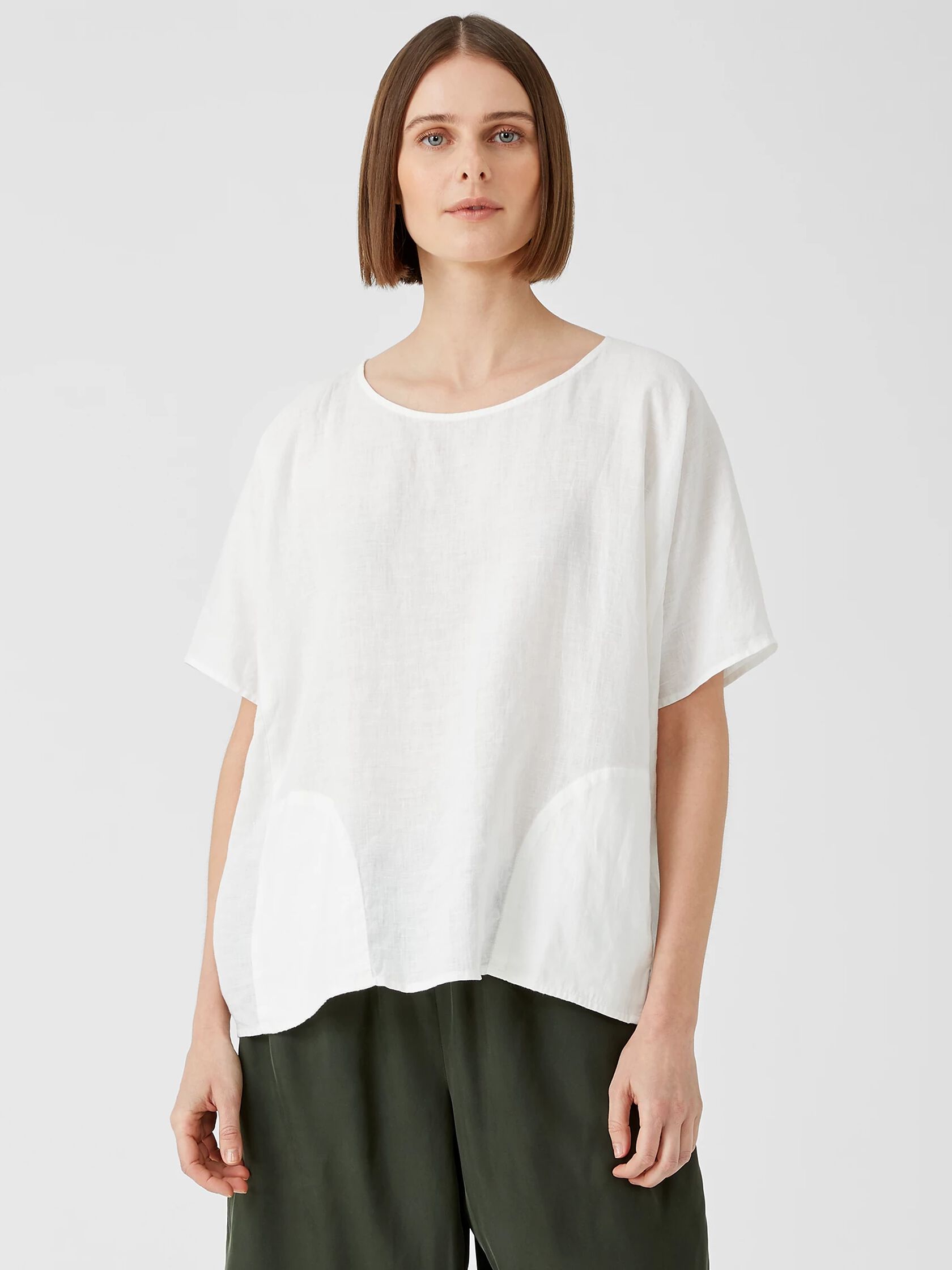 Organic Handkerchief Linen Top
