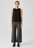 Stretch Jersey Knit Wide-Leg Pant