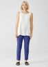 Washable Stretch Crepe Slim Pant