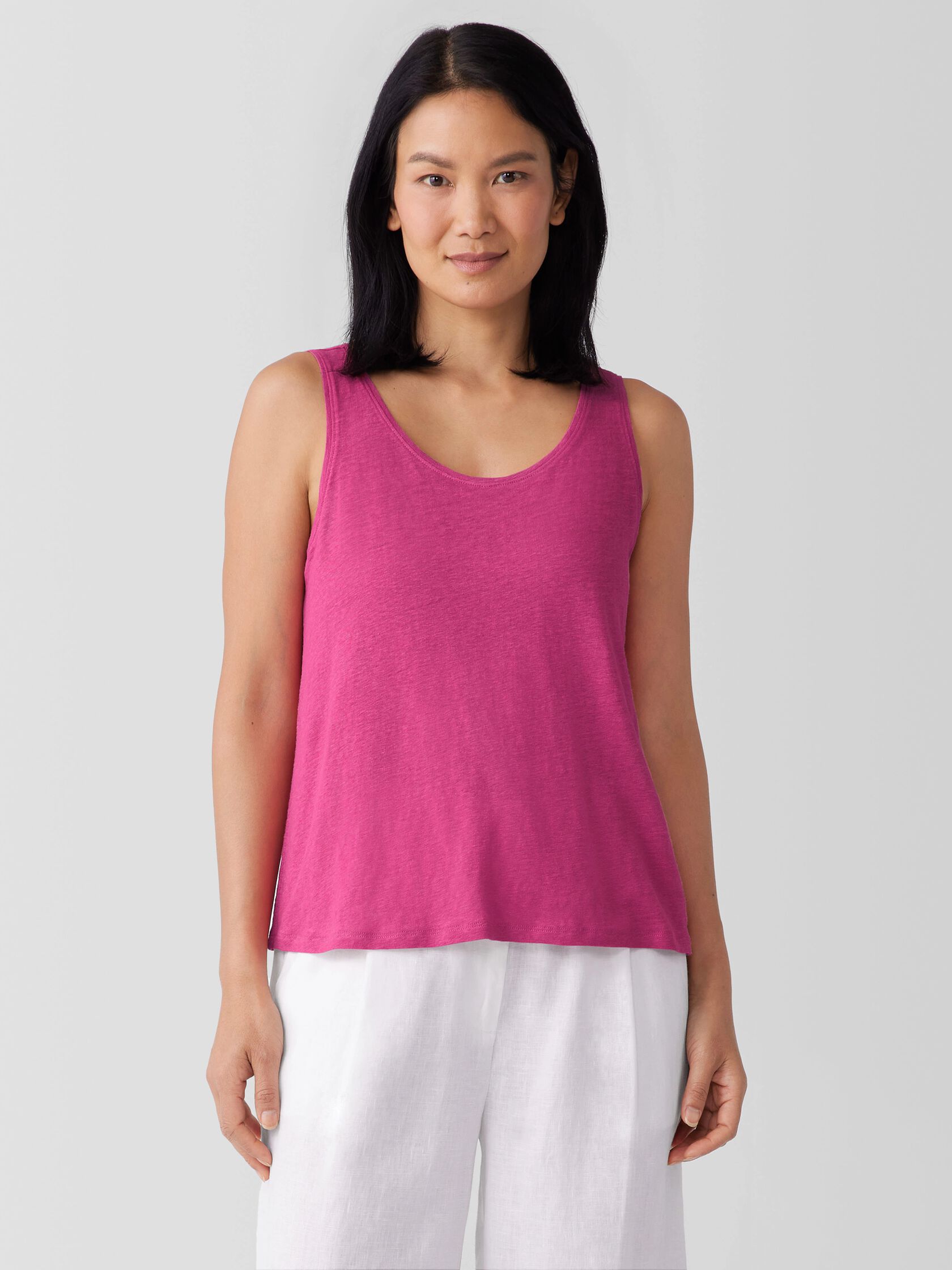 Organic Linen Jersey Tank