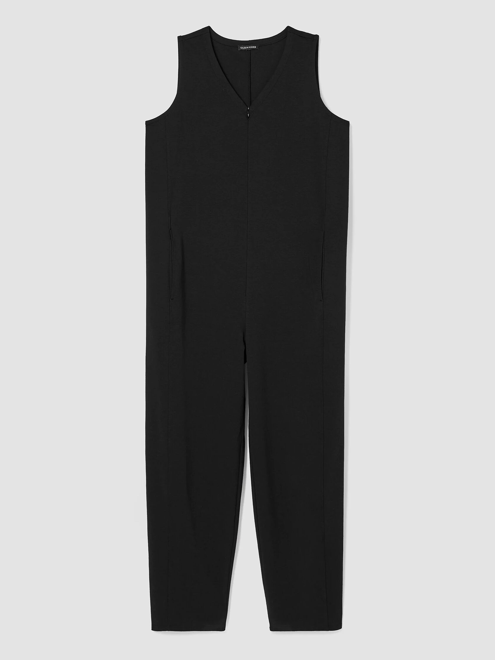 Organic Cotton Ponte Lantern Jumpsuit