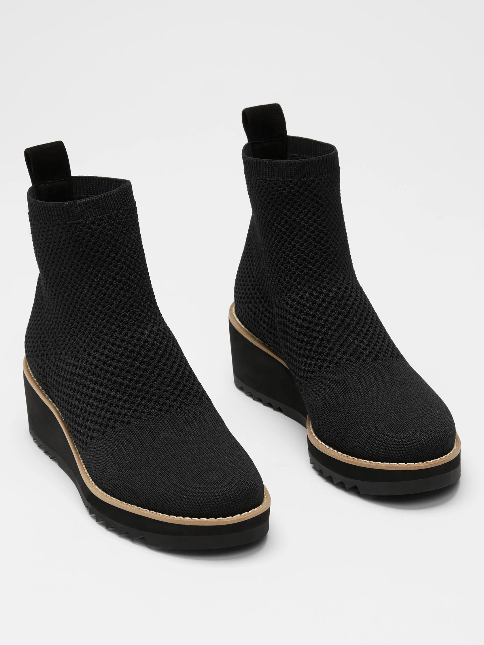 London Recycled Stretch Knit Bootie