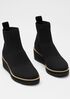 London Recycled Stretch Knit Bootie