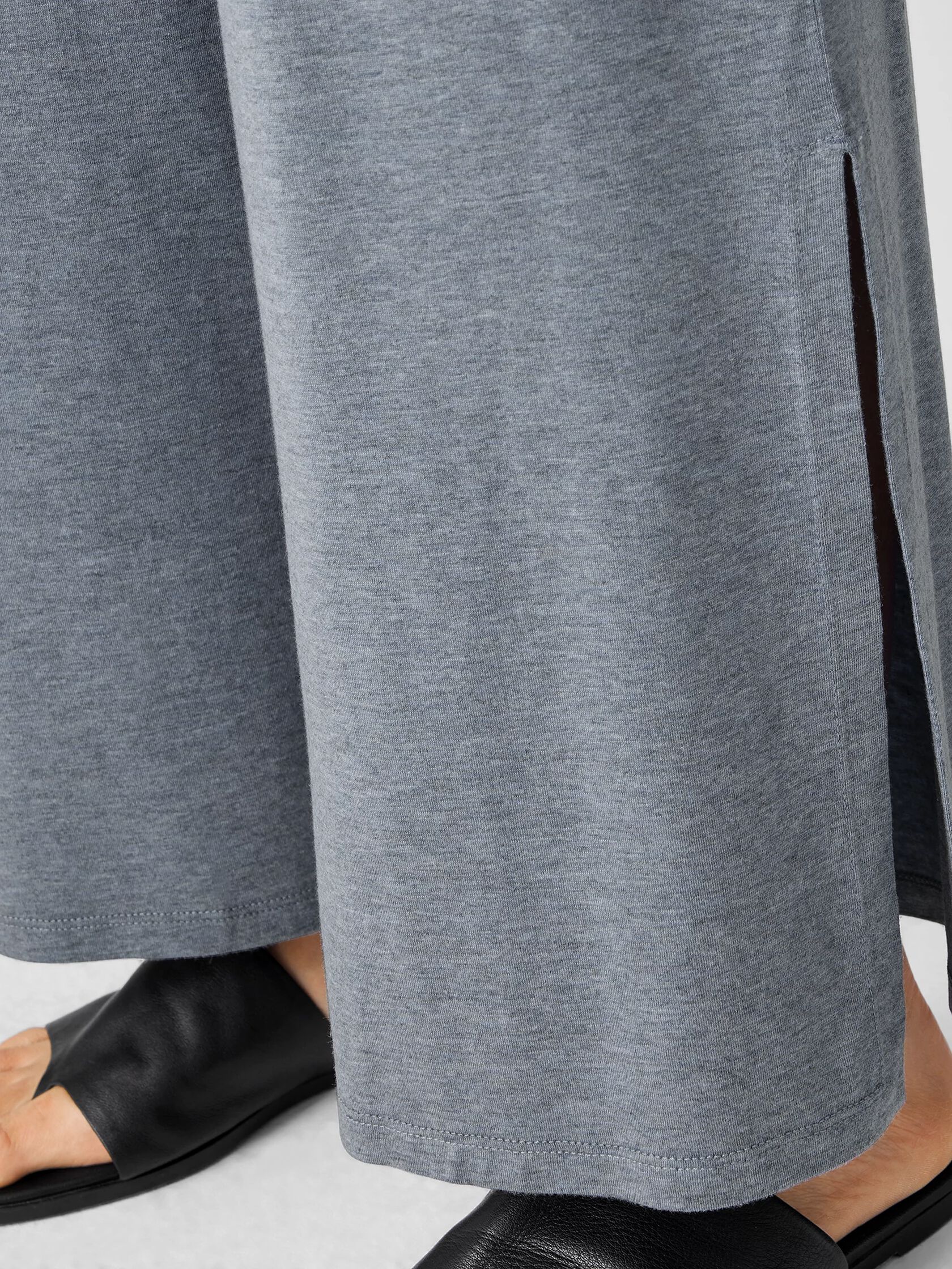 Fine Jersey Pant with Slits