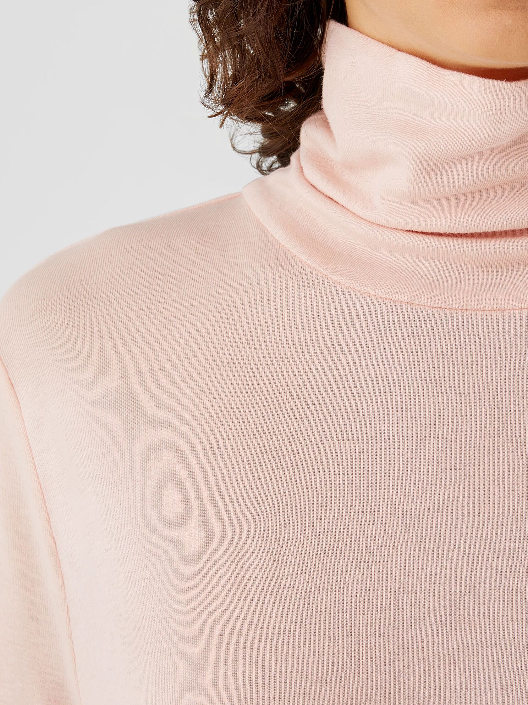 Ribbed Organic Pima Cotton Blend Top