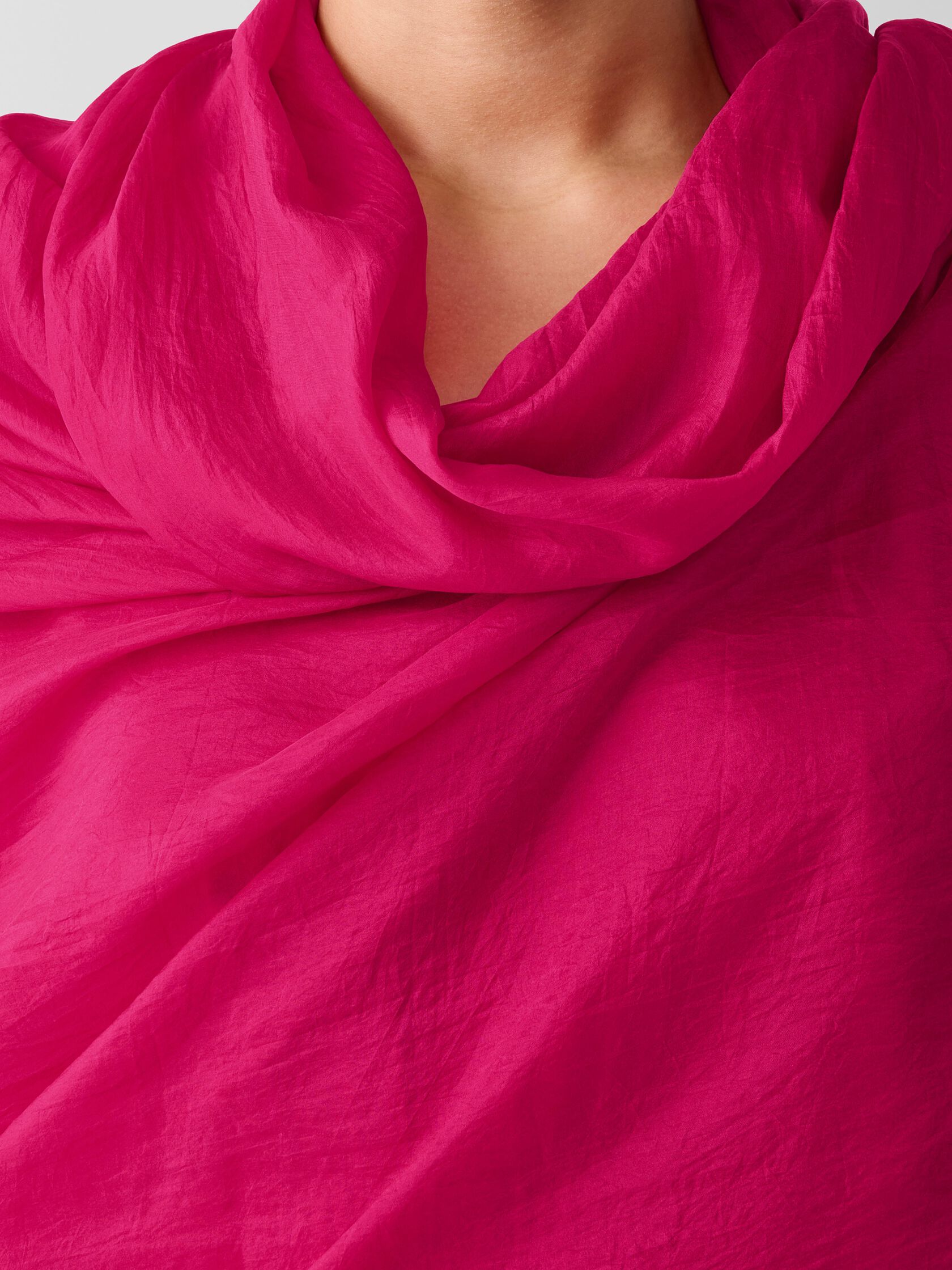 Washed Silk Parachute Scarf