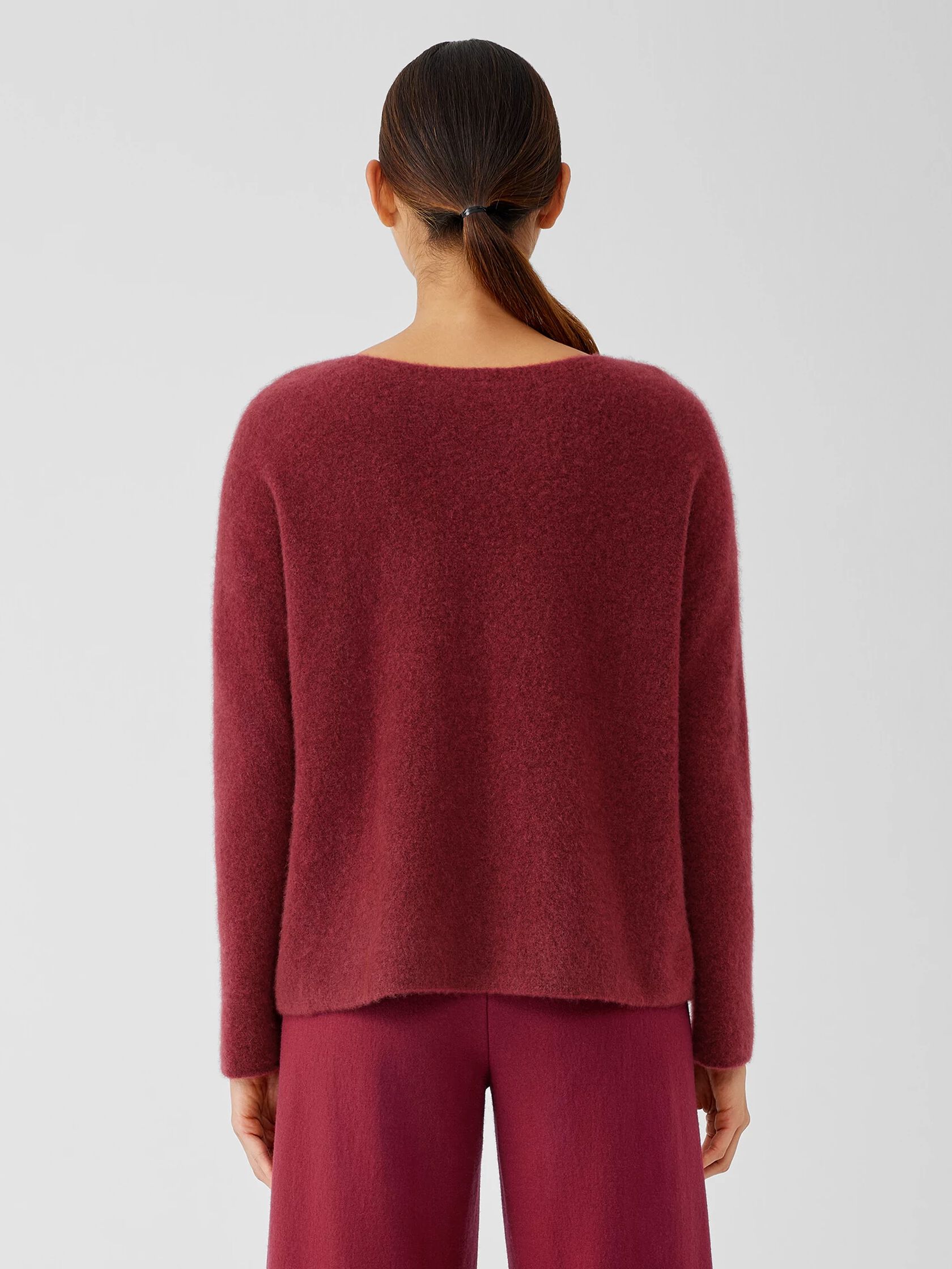 Cashmere Silk Bliss Boatneck Top