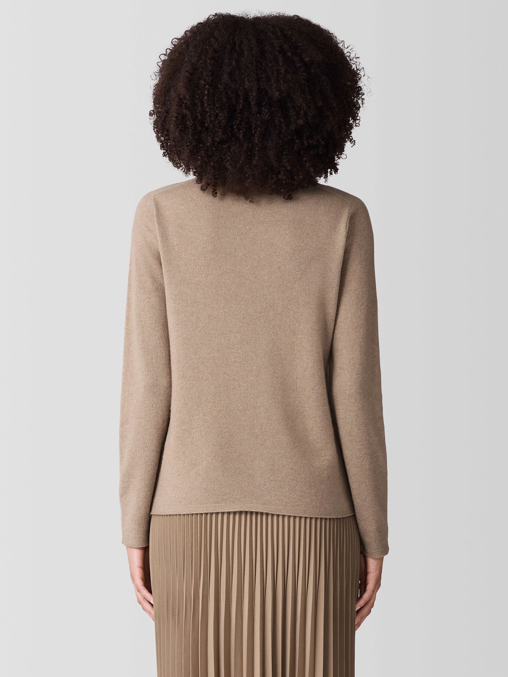 Italian Cashmere Crew Neck Top