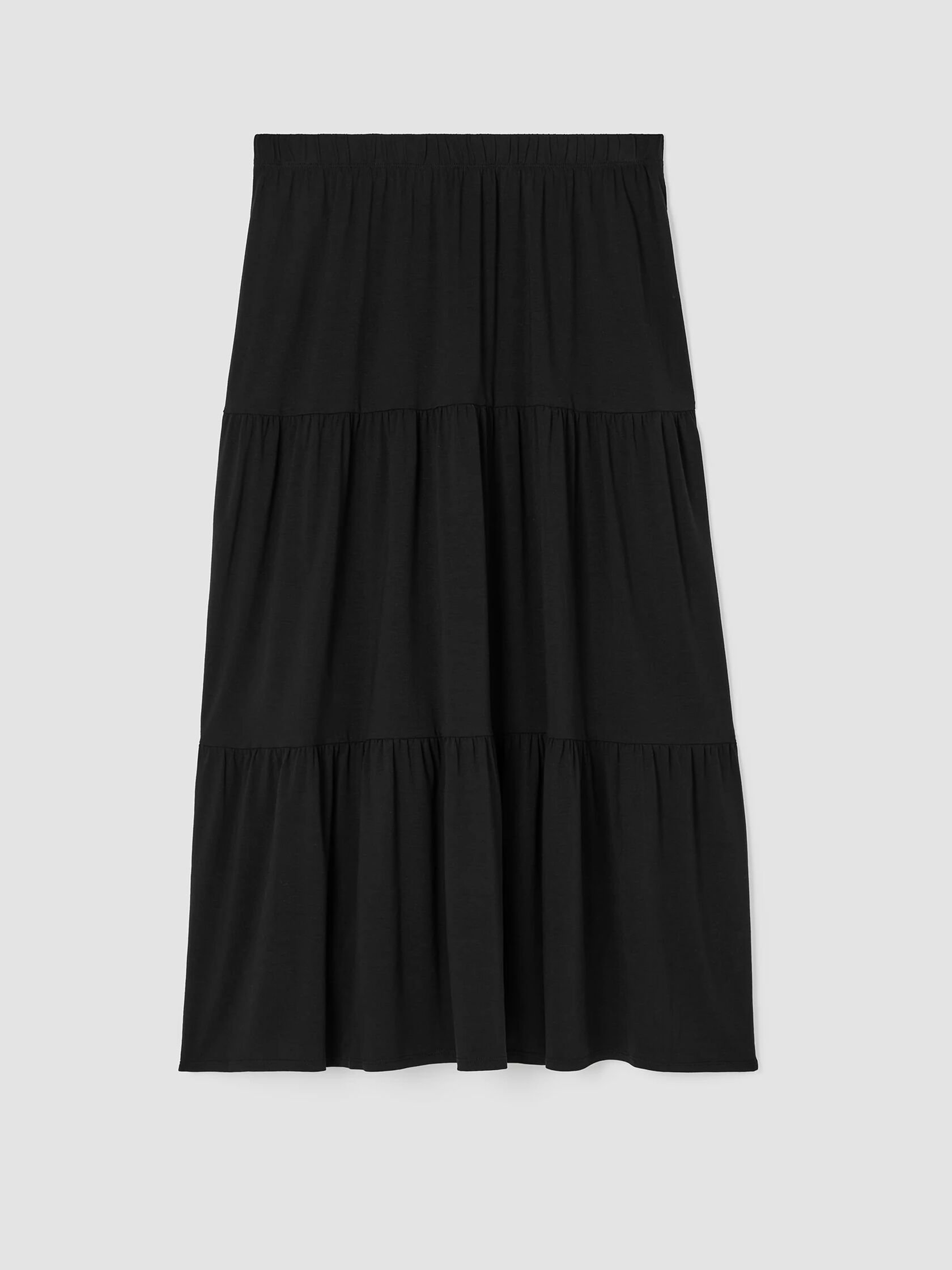 Fine Jersey Tiered Skirt