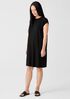 Viscose Jersey Cap-Sleeve Dress